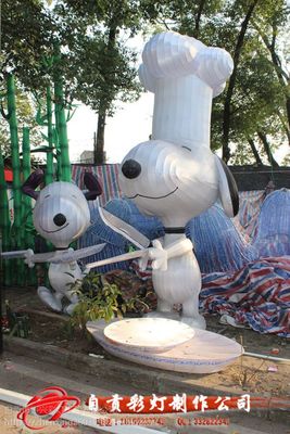 自贡振兴彩灯 小型灯组制作与物流信息咨询服务的完美结合